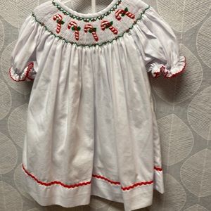 Smocked Christmas dress